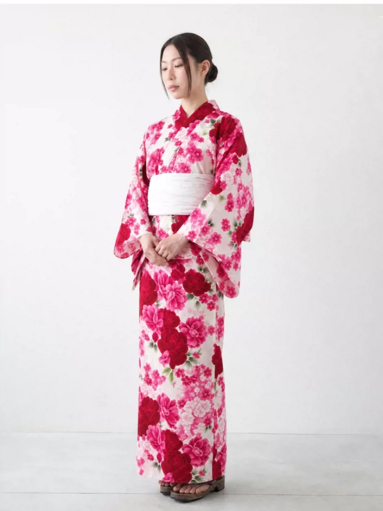 Photography Vintage Style - Women's Two-Piece Kimono Japanese Sperate-Style Yukata