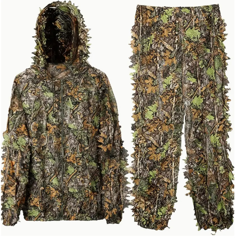 Photography Training - 3D Leaf Camouflage Hunting Suit Outdoor