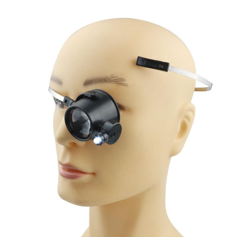 Eye Piece Magnifier - 15X Loupe Magnifying with LED Light