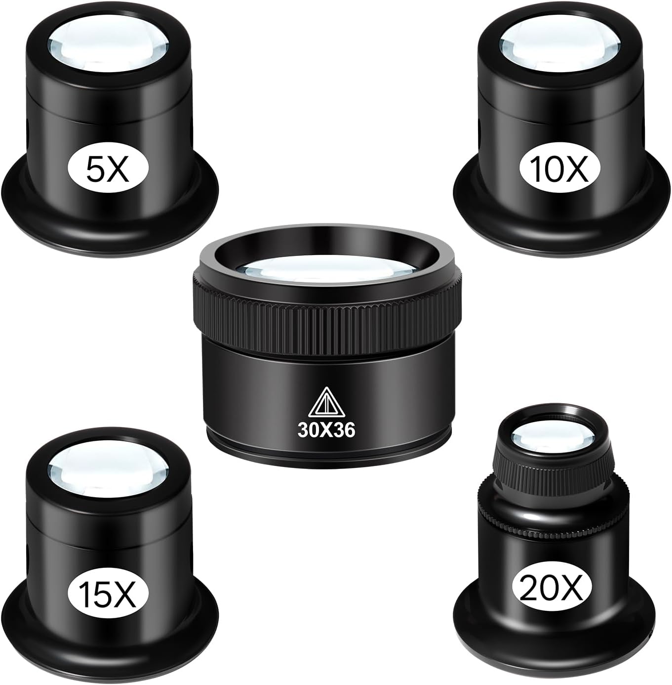 5 Pcs Jewelers Loupe Set, Port - đánh giá và giá Eye Piece Magnifier