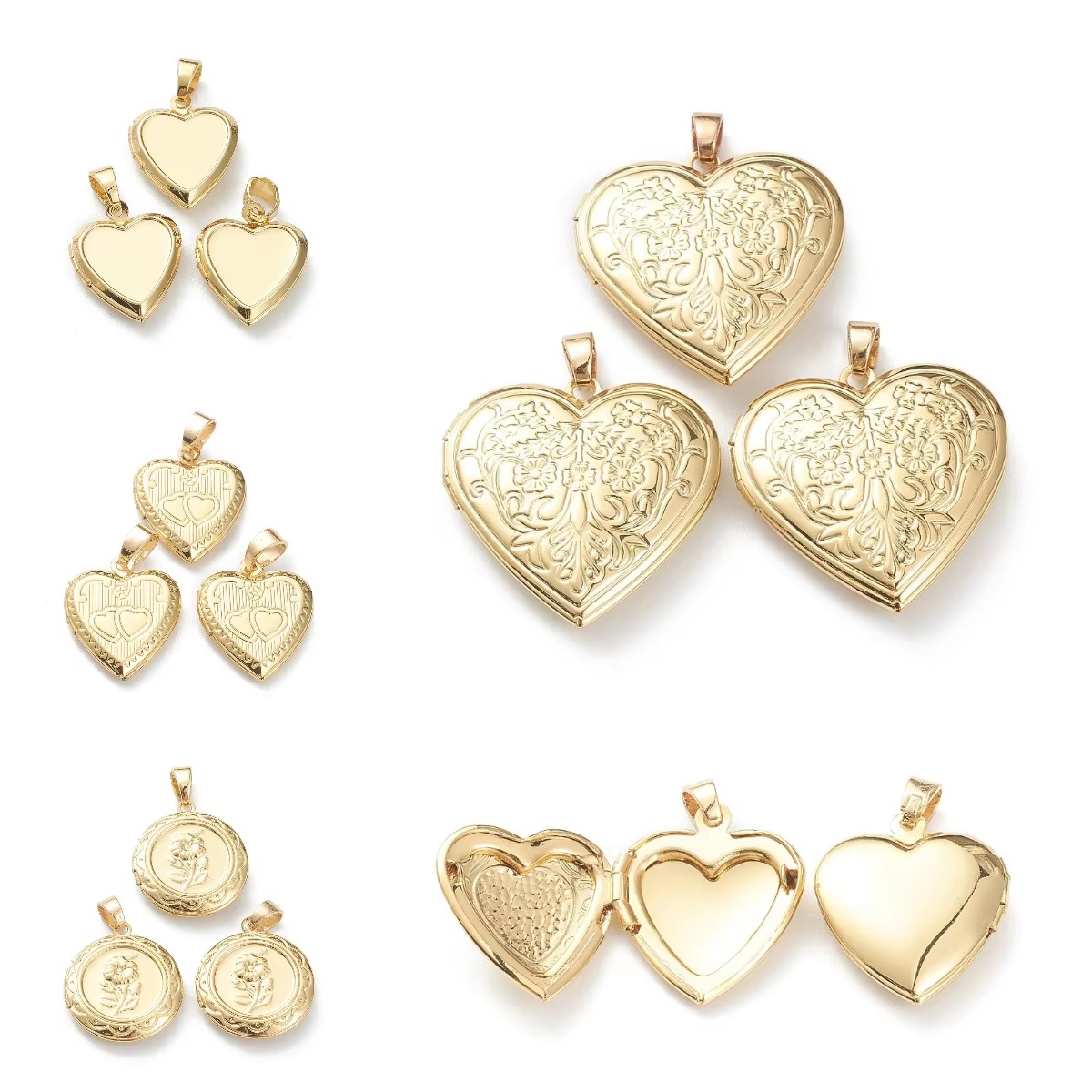 10pcs Heart Photo Locket Penda - đánh giá và giá Photography Exhibition