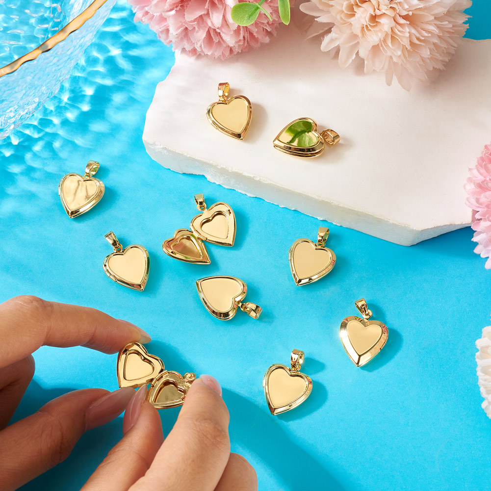 10pcs Heart Photo Locket Penda - đánh giá và giá Photography Exhibition