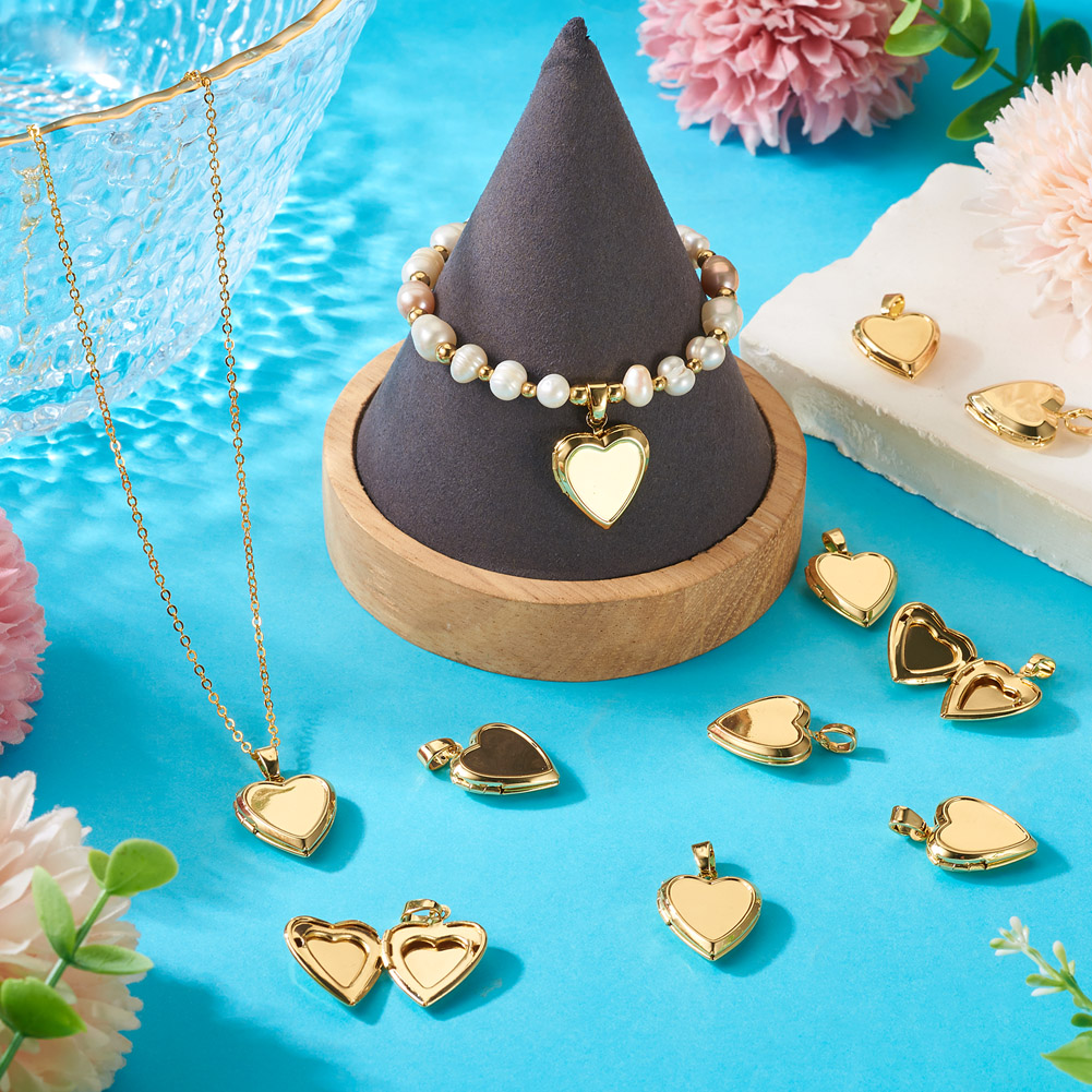 10pcs Heart Photo Locket Penda - đánh giá và giá Photography Exhibition