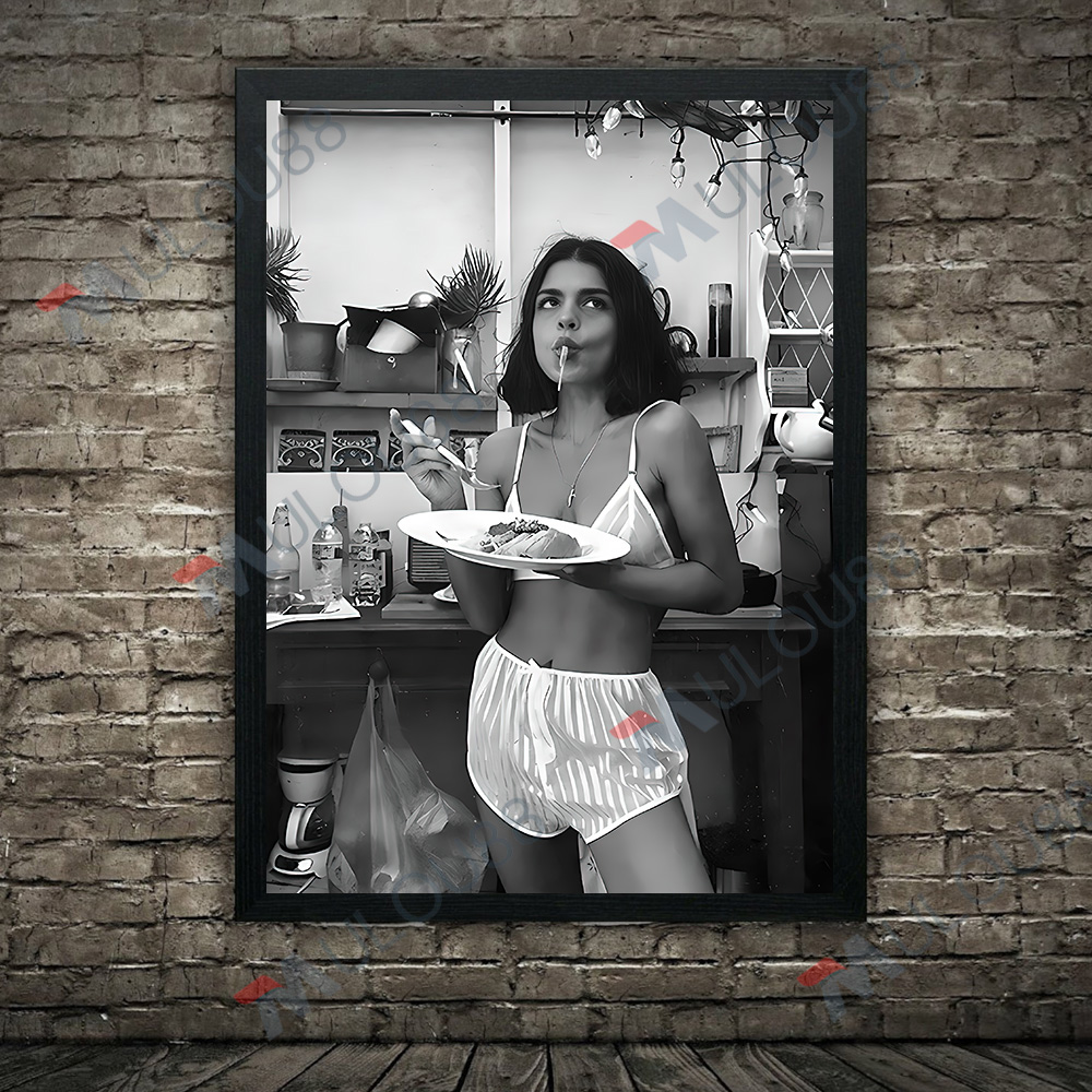 Pasta Eater Black And White Vi - đánh giá và giá Photography Vintage Style