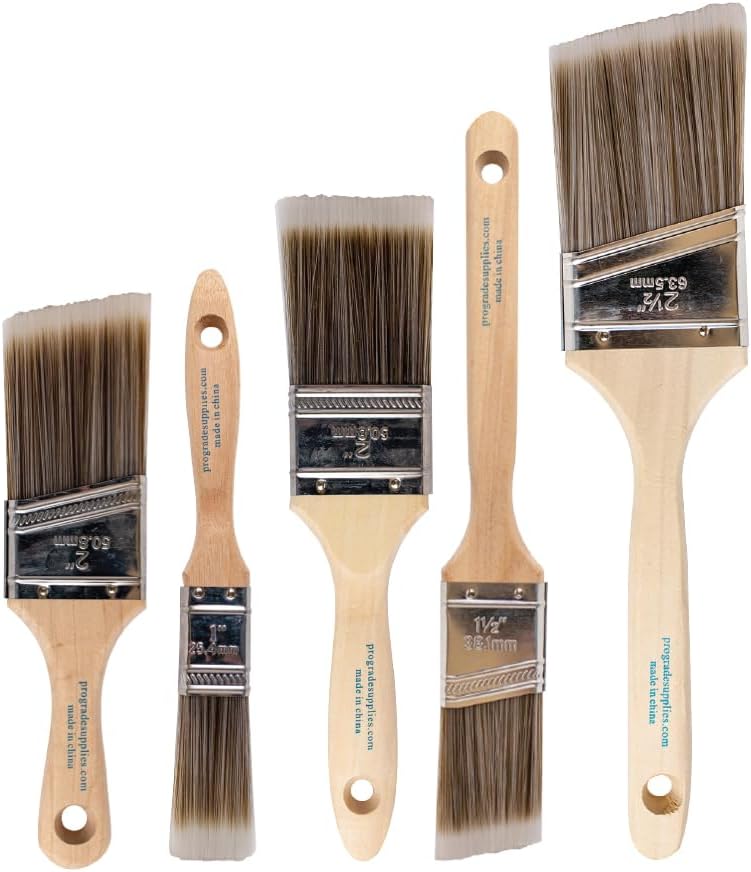 5-Piece Paint Brush Set, Flat  - đánh giá và giá Photography Angle