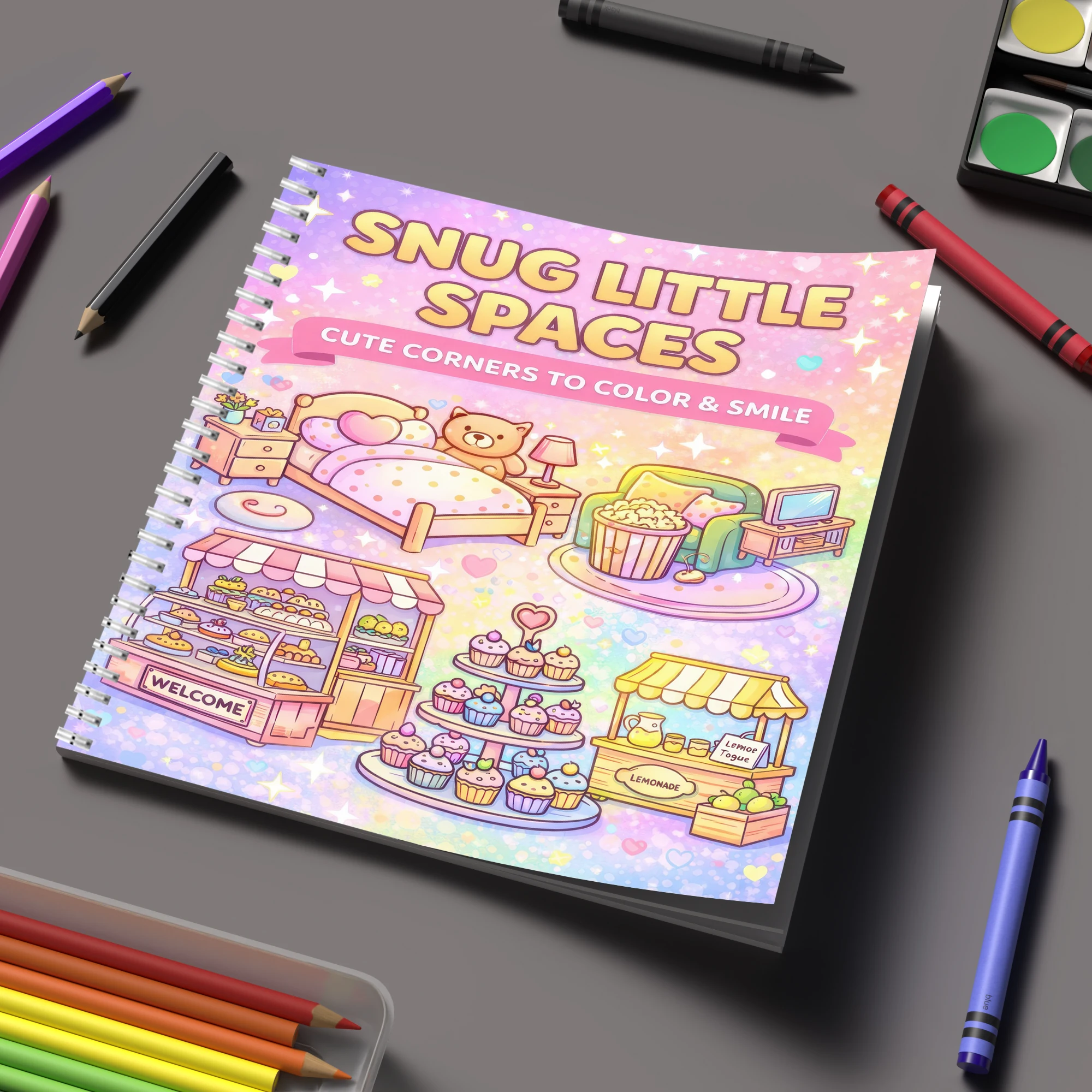 Coloring Book Little Spaces fo - đánh giá và giá Photography Of Book