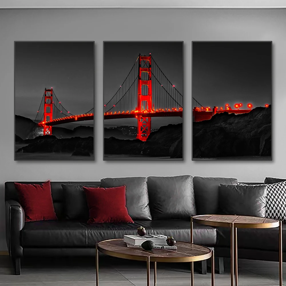 3PCS Frameless Poster Golden G - đánh giá và giá Photography Angle