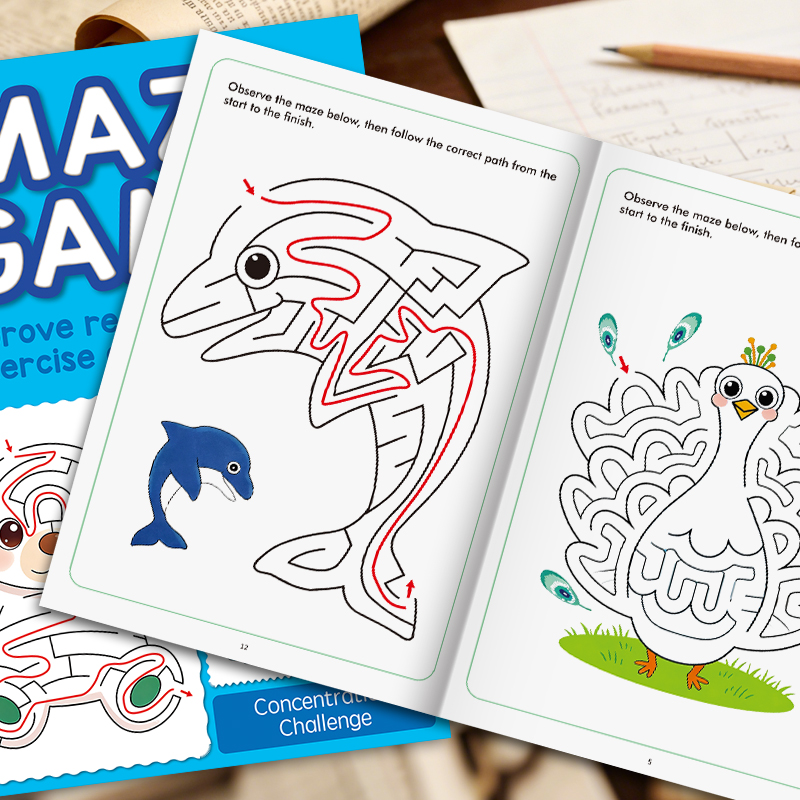 Children's Fun Maze Drawing Bo - đánh giá và giá Photography Of Book