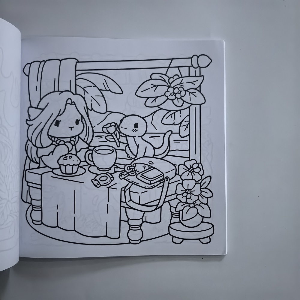 Cozy Nawaii Cute Adult Colorin - đánh giá và giá Photography Of Book