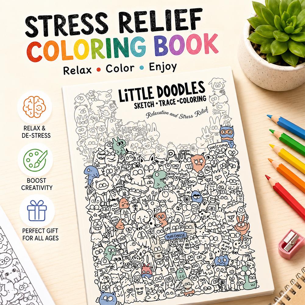 Little Doodles Coloring Book P - đánh giá và giá Photography Of Book