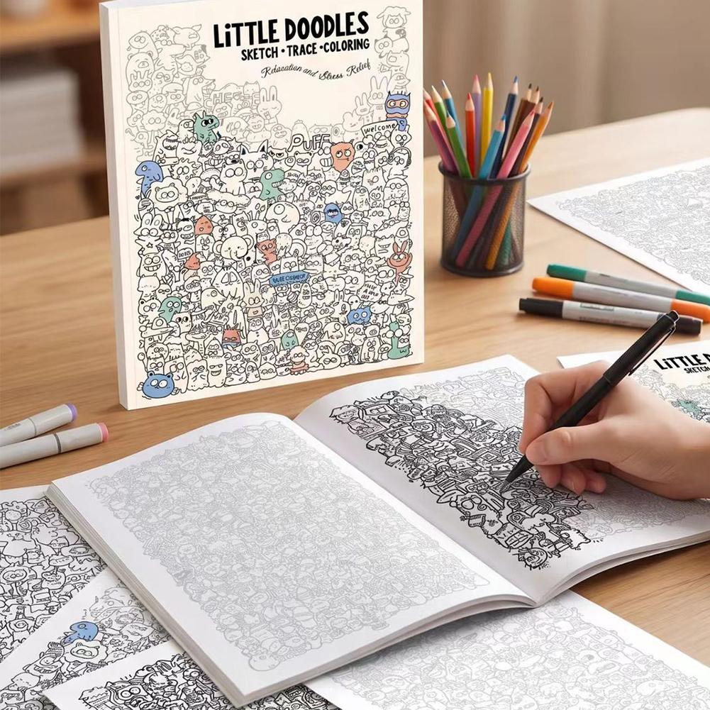 Little Doodles Coloring Book P - đánh giá và giá Photography Of Book