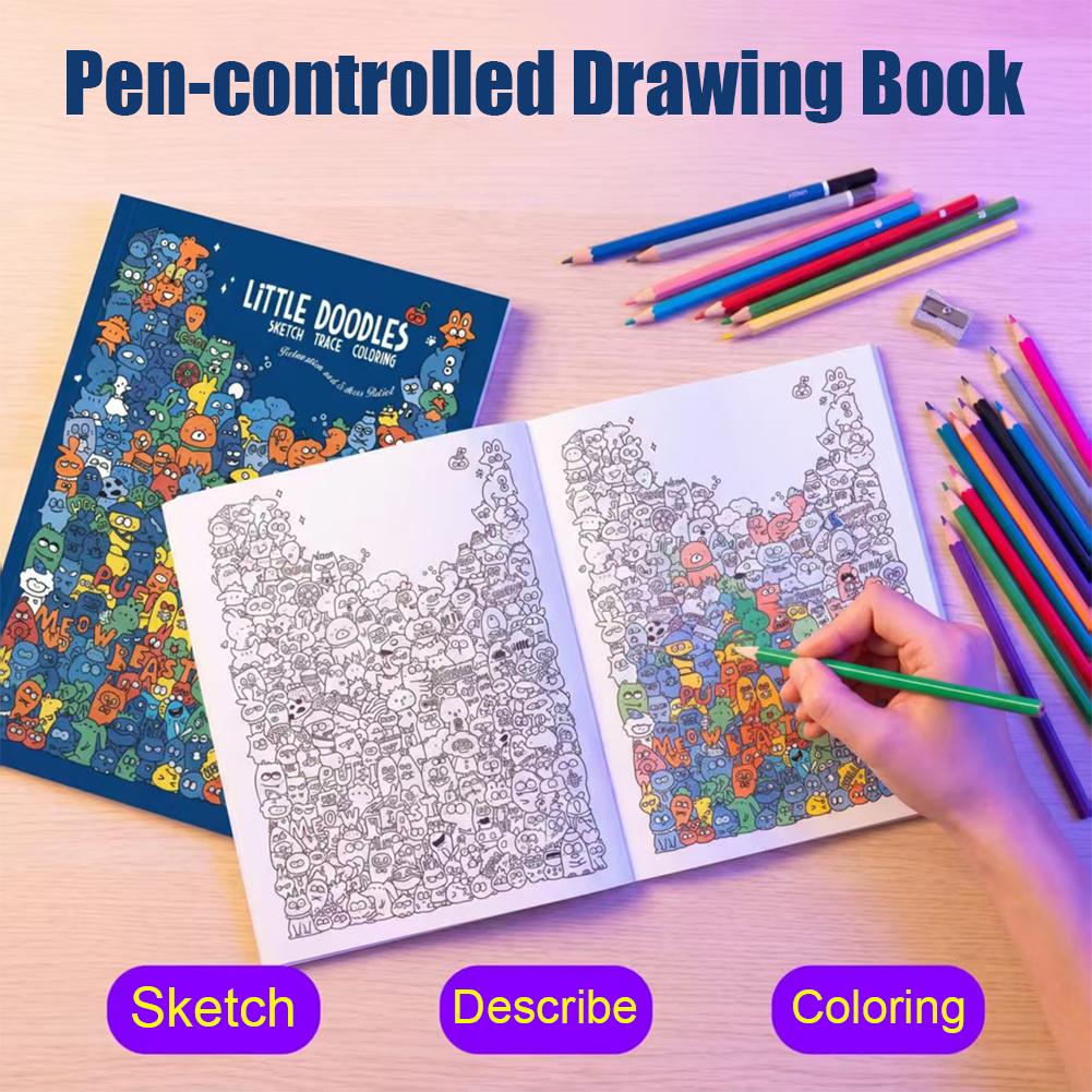 Creative Doodle Art Coloring B - đánh giá và giá Photography Of Book